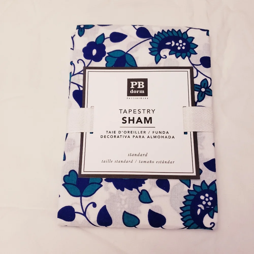 Pottery Barn Teen Tapestry Standard Pillow Sham Floral